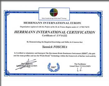 Certificat HBDI